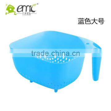 Square Plastic Vegetable Draining Strainer Basket With Handle,big Size photo-4