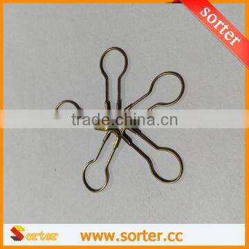 Anti Brass Pear Gourd Shape Coilless Tag Fastener Pin photo-3