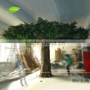 BTR011 5 GNW Artificial Tree Banyan 14ft high for Hotel restaurant decoration indoor