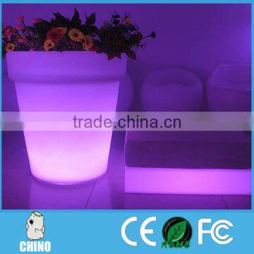 Light up Garden Tall Round LED Flower Pots&planters photo-3