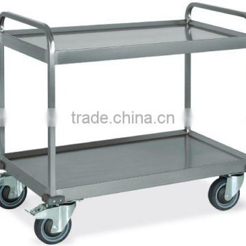 Metal tray rack trolley with wheels for sale