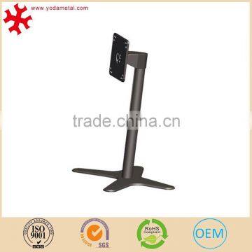 Round type height adujustment monitor stand