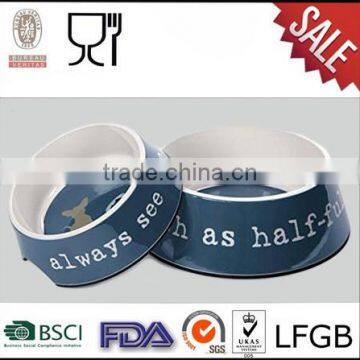 Wholesale custom printing melamine dog bowls Dongguan