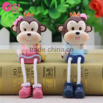 Monkey Monkey Doll Hanging New Gifts Resin Gifts Festive Ornaments Trumpet photo-3