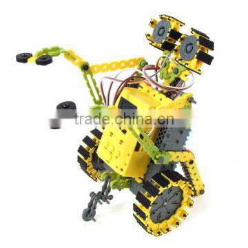 Sicence Class Related Self Assemble Toys ABS material Programmable Educational Robot Kit EQ Robot EQ3(Advanced Course)