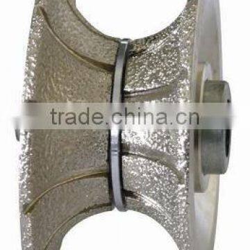 V shape Diamond Profile Wheel /Full-Bullnose Brazed Diamond router bits