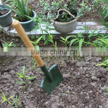 Комфортный садовый миникопатель для сельского хозяйства с деревянной рукояткой photo-2