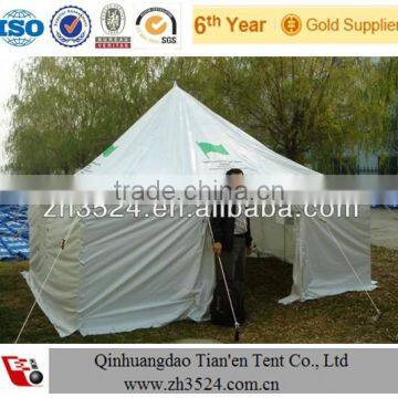 professional White waterproof relief tent camping tent shelter tent export