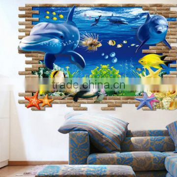 Removable Self Adhesive 3D Wall paper , Wall sticker for Kids