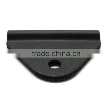 Black Plastic Chafe in 2", Chafe Tab for Bags or Travelware, Nylon Flat Chafe Tab for Bag Accessories photo-2