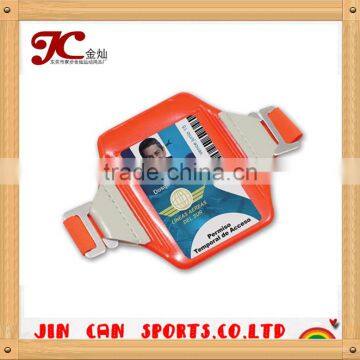 Customized Fabric Reflective Armband ID Badge Holder photo-3