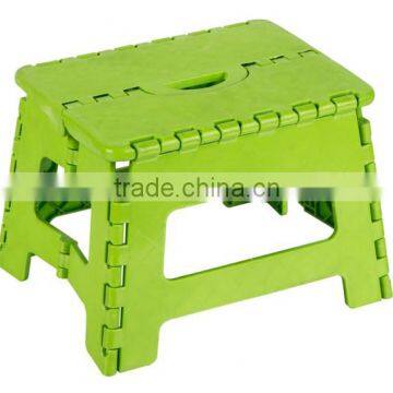 Round Handle Plastic Folding Step Stool photo-2
