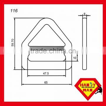 22kN Stamped Steel 45mm D Ring For Industrial Workplace photo-2