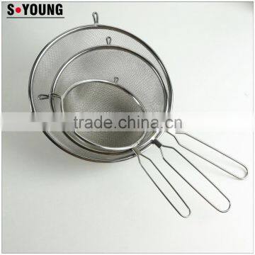 43016 Set of 3 Fine Mesh Stainless Steel Strainers photo-5