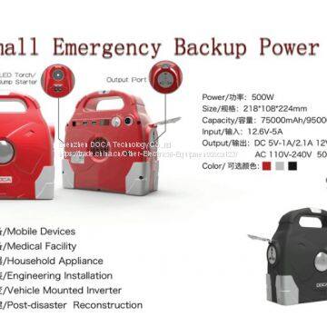 Multifunction Car Jump Starter; Portable Power Bank External Battery Charger for multiple digital product and household