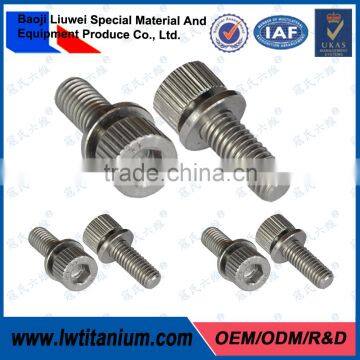 Machine Processing Polished M8 Titanium Bolts for Bicycle