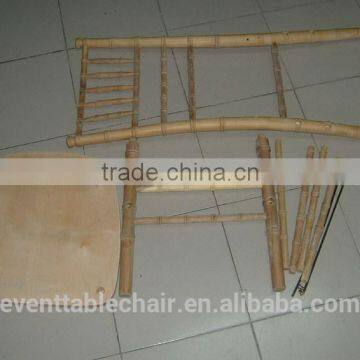 Custom-made Large Stocks Unpainted Wooden Chiavari Chair photo-2