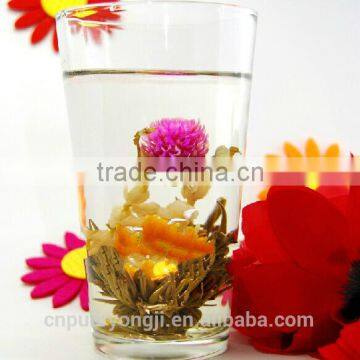 Latest product,Beautiful figure gift flower tea ,Flavor blooming tea ,Thin waistrefreshing tea