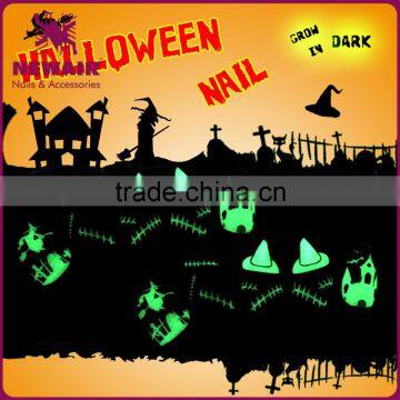 Modern Fashion Dark Holloween False Nails With Glue photo-4