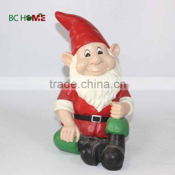 Resin garden decoration resin garden gnome paint