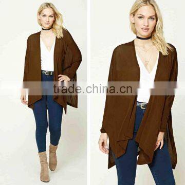 Girls Stylish Women Fashion Latest Design Korean Style Contemporary Side-Slit Cardigan for Women Wholesale CUSTOM