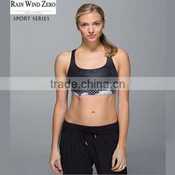 black high impact sport bra plus size sport yoga bra tops