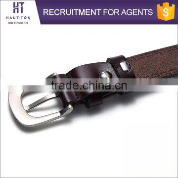 HAUTTON Brand Fashion Casual Ladies Alloy Pin Buckle Waist Belts Hot Sale Woman Genuine Split Cow Leather Belt photo-6