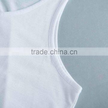 Blank Polyester Crop Top Tank Top for Sublimation Print No Minimum Quantity Custom Logo Printing no Minimum Real Factory photo-5