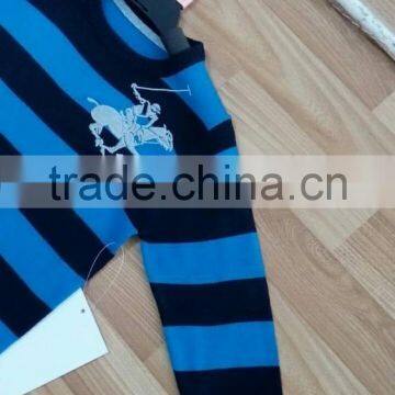 (KD0442) Boys Knitting Stripe Sweaters photo-5