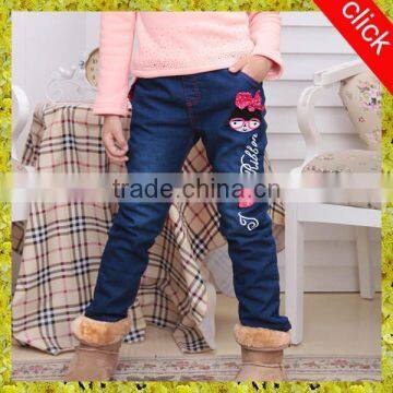 New Pattern Jeans Pants Girls Hot Selling Children Jeans Pants