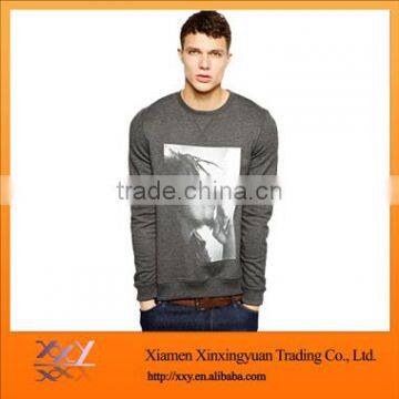 Men's Selected Sweatshirt With Smoking Image