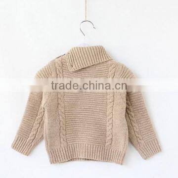 Korean Style Knitted Baby Woolen Sweater Thick Pullover photo-2