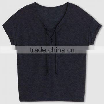 New Model Fashion Trend Ladies Blouse, 100% Ctn, S/J, 160 Gsm