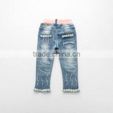 Kids Denim Wholesale Super Cute Girl Jeans Children Fancy Jeans Kids Wonderful Jeans photo-2