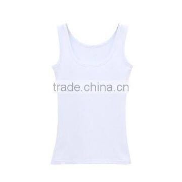 Trade Assurance Promotional 100% Cotton Custom Women Blank Tank Top photo-4