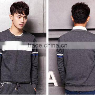 Teenagers Autumn Tide Male Hoodie Sets Round Collar Male Money Academy for Sports Leisure Wind Thin Coat of Cultivate One's Mora