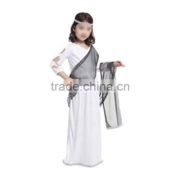 Cheap party Carnival Roman child girls goddess costume