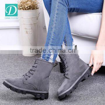 Ladies Boots Snow Warm Winter Boots Women Lace Up Ankle Boots