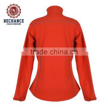 W1061 Product Feature Waterproof and Water Resistant Fashion Style Slim Lady Softshell Jacket photo-2