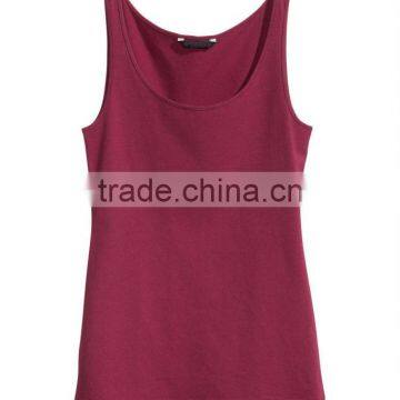 Soft Stretch Jersey Basic Vest Top