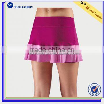 Ladies Tennis Fashion Running Skirt Wholesale Tennis Mini-skirt photo-2