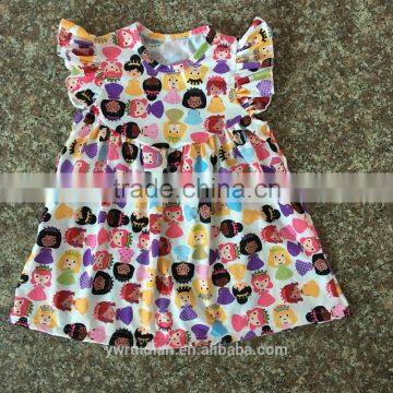 Vintage Floral T Shirts Toddler Baby Summer Top New Print Flutter Girl Tunic photo-2