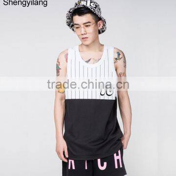 Custom Most Fashionable Printing Tank Top With Your Own Logo, Wholesale Tank Top Guangzhou Manufacturer photo-5
