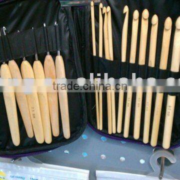 bamboo crochet hook set in high quality with economical price