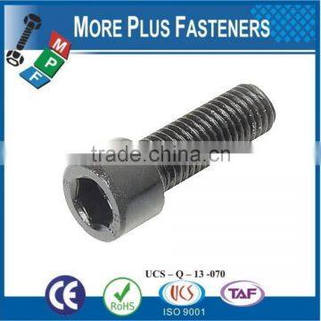 Made in Taiwan Plain Alloy Steel Black Oxide Metric Stainless Steel Socket Head Cap Screw photo-3
