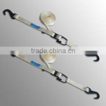 ratchet straps with black s hooks from china supplier