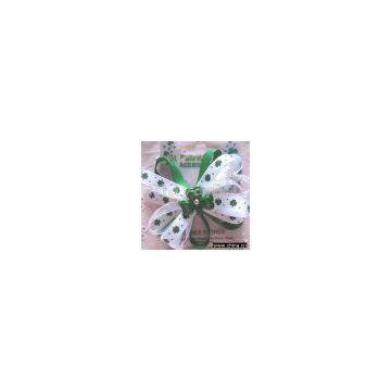 Grosgrain Ribbon Bow With French Clips