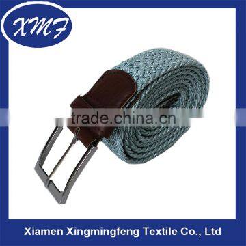 Manufacturer Webbing Belts Cotton Fabric Braided Elastic Belts photo-2