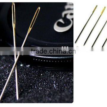High-quality sewing needles with golden tail