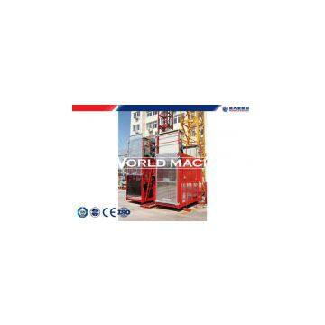 NEWORLD SS100 Construction Material Hoist 1 ton each lifting capacity double cage